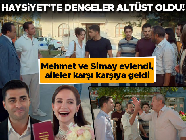 Haysiyet'te Mehmet ve Simay evlendi: aileler karşı karşıya