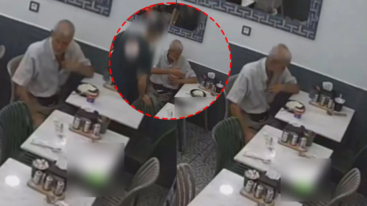 Hesap Ödememek İçin Göğsünden Kıl Kopardı! O Anlar Kamerada