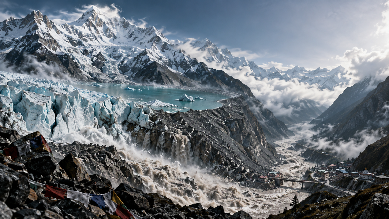 Himalaya Buzulları Hızla Erüyor: Milyonlar Risk Altında