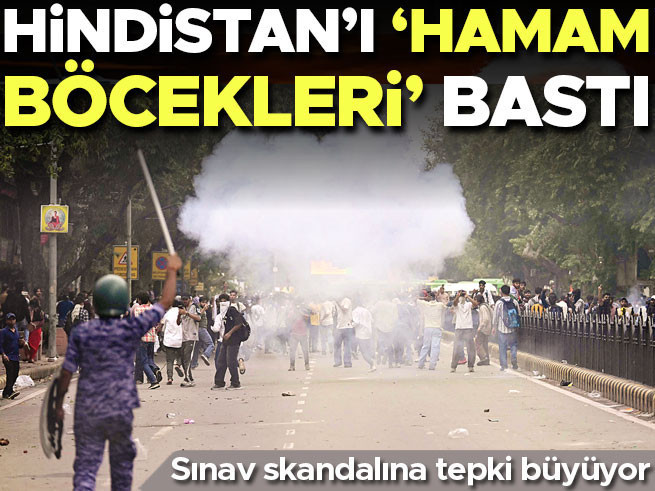 Hindistan'da sınav skandalı 'Hamam Böceği Halk Partisi' protestolarını büyütüyor