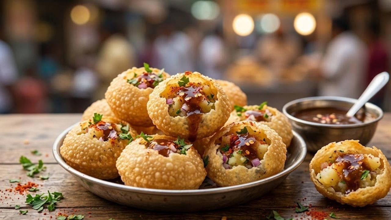 Hindistan'ın Meşhur Sokak Lezzeti Pani Puri: Evde Kolay Tarif