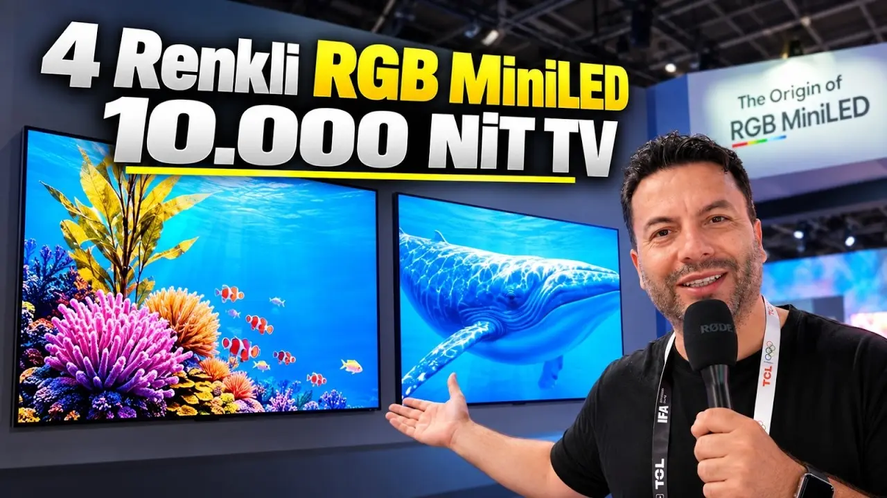 Hisense IFA 2026'da Dünyanın İlk 4 Renkli RGB MiniLED TV'sini Tanıttı