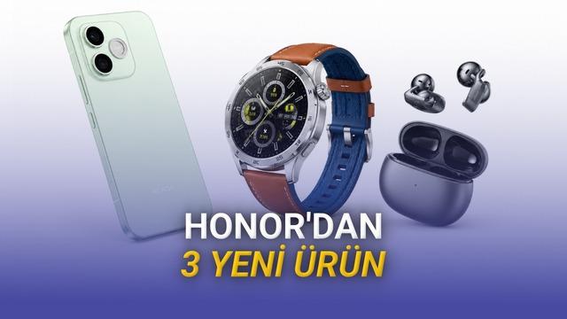 HONOR'dan Üç Yeni Ürün: Earbuds Clip Pro, Watch 6 Plus ve Honor 600e