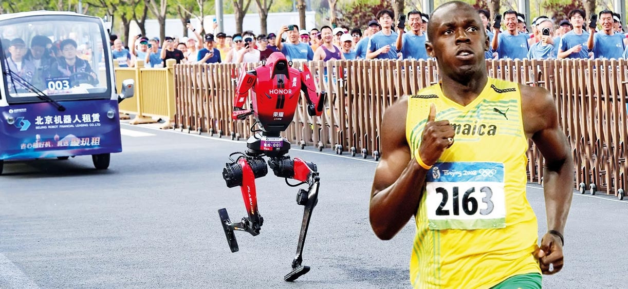 Honor'un Robotu Lightning, Bolt'un Rekorunu Kırdı