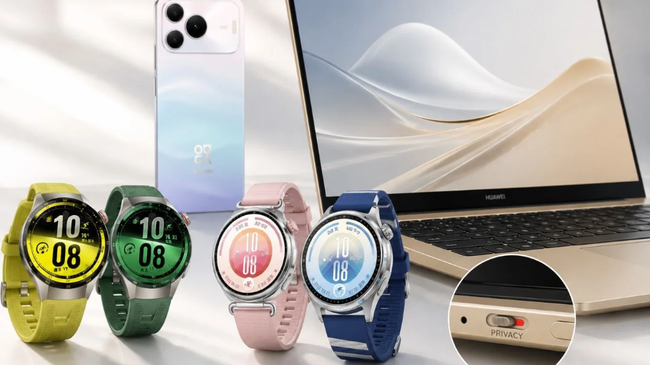 Huawei Watch GT 7, MatePad Pro ve nova 16s Küresel Arenada