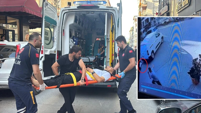 Husumetlisini sokak ortasında silahla vurdu