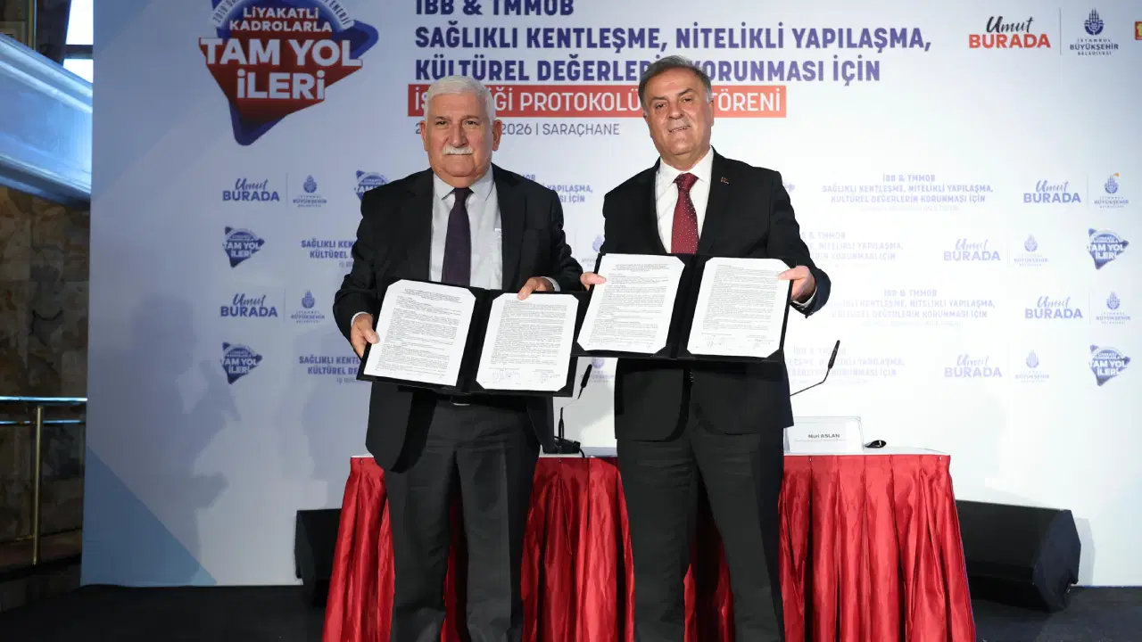 İBB ve TMMOB'dan Şehir Planlamada Tarihi İşbirliği