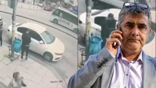 İBB yöneticisi Erhan Karaal'ın aracına takip cihazı takıldığı anlar kamerada