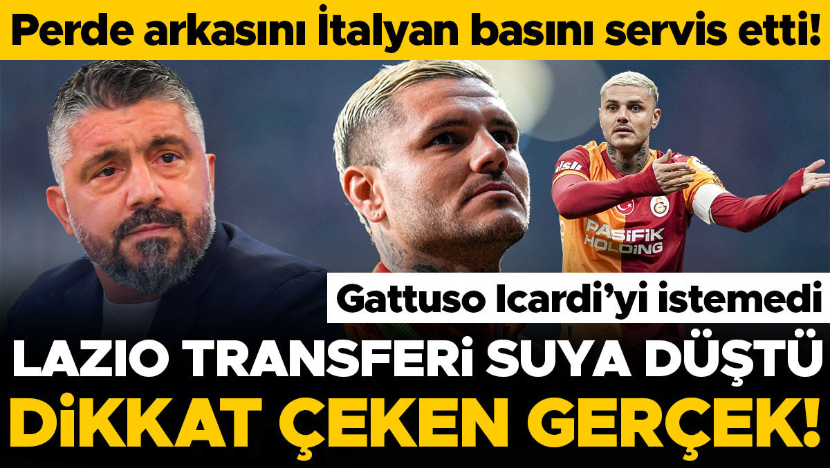 Icardi'nin Lazio Transferi Neden Bitti? Gattuso Vetosu