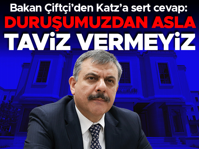İçişleri Bakanı Çiftçi'den İsrailli Bakana Sert Cevap