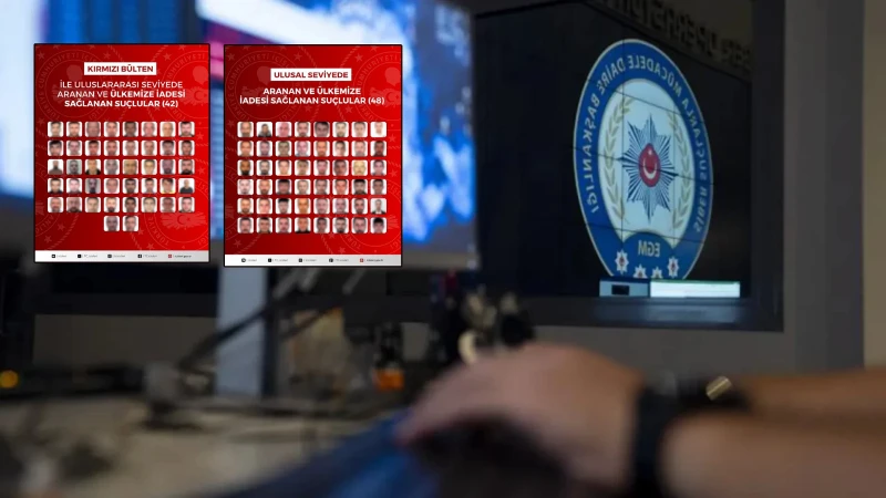 İçişleri Bakanlığı: 90 Suçlu Türkiye'ye Getirildi