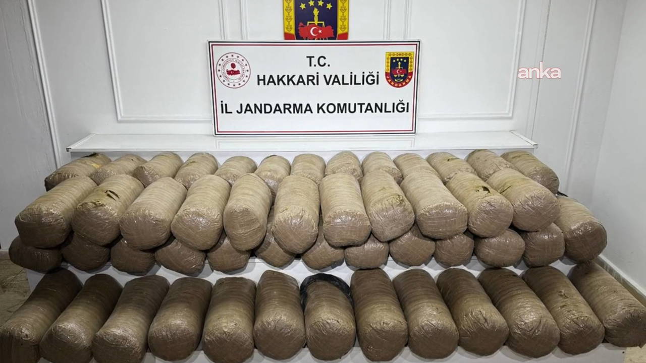 İçişleri Bakanlığı duyurdu: Hakkari'de 503 kilogram esrar ele geçirildi