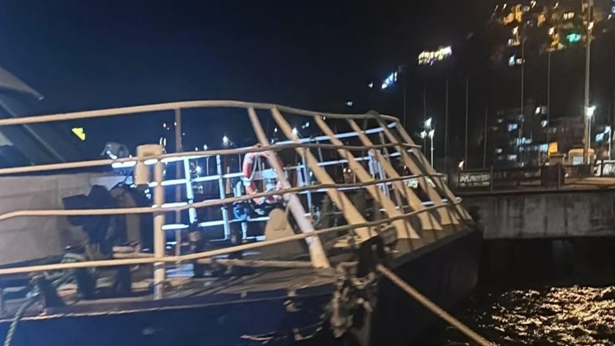 İDO Deniz Otobüsü Mudanya İskelesi'ne Çarptı: Panik Anları