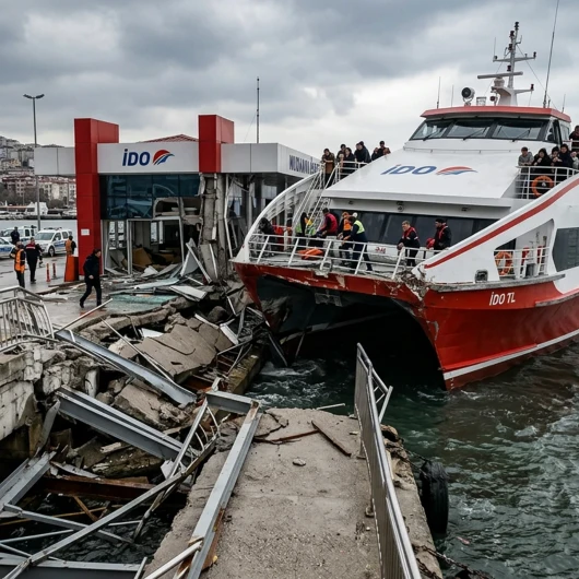 İDO deniz otobüsü Mudanya İskelesi'ne çarptı: Yolcular panik yaşadı