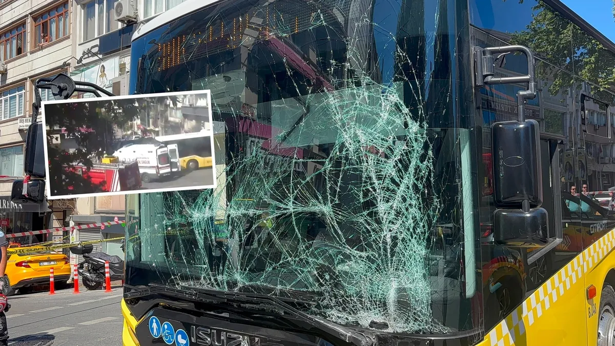 İETT otobüsü ambulansa çarpıp devirdi: 5 yaralı