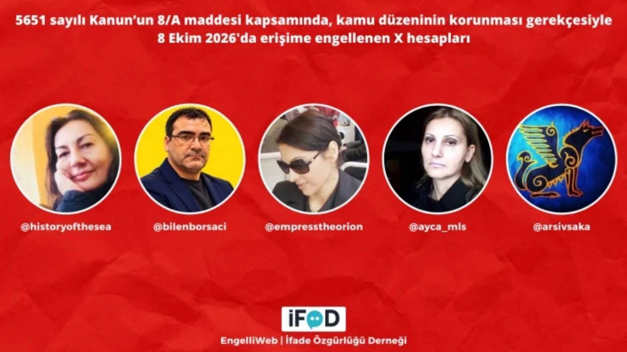 İFÖD: En az 39 X hesabı daha Türkiye'den engellendi