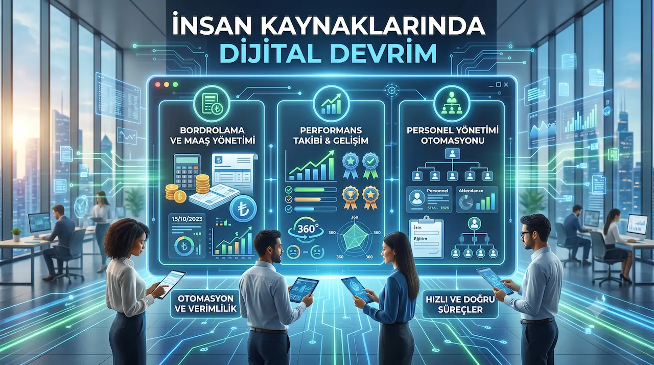 İK'da Dijital Dönüşüm: Bordro, Performans ve Personel Yönetimi Otomasyonu