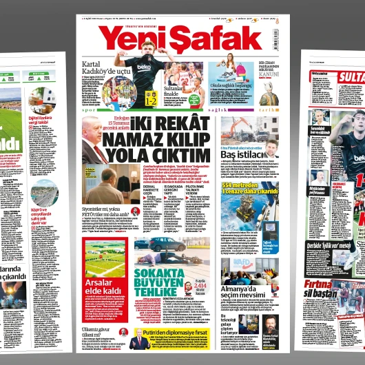 İki rekat namaz kılıp yola çıktım
