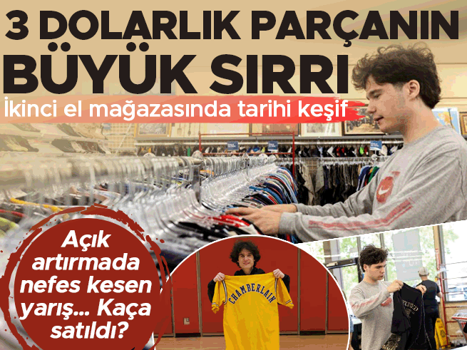 3 dolarlık ceket 50 bin dolara satıldı: Tarihi spor anısı ikinci el mağazasında keşfedildi