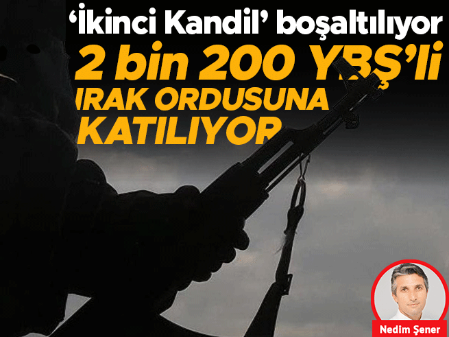 İkinci Kandil Boşaltılıyor: 2 Bin 200 YBŞ'li Irak Ordusuna Katılıyor