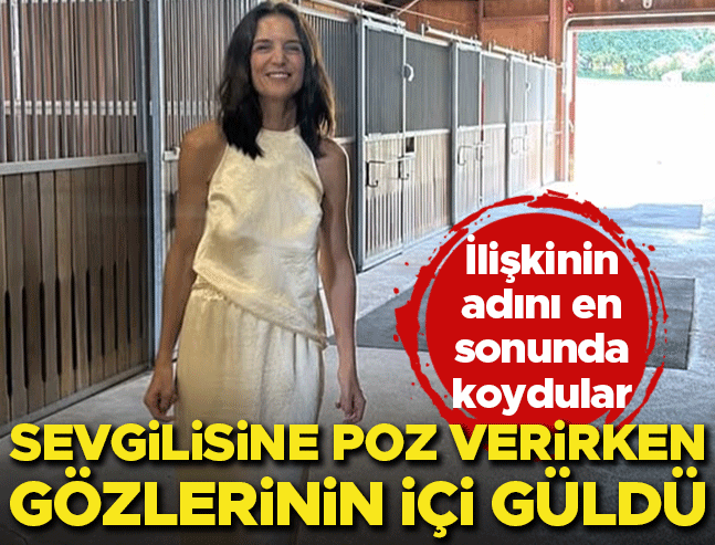 İlişkinin İsmini Sonunda Açıkladılar: Sevgilisiyle Poz Verirken Gözlerinin İçi Güldü
