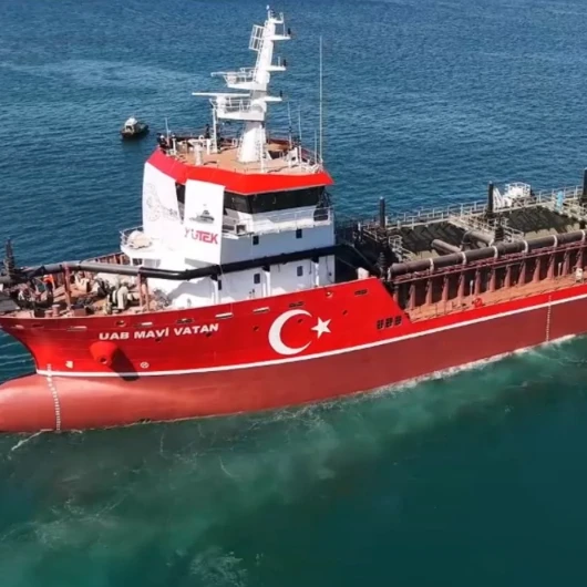İlk yerli tarama gemisi UAB MAVİ VATAN suya indi