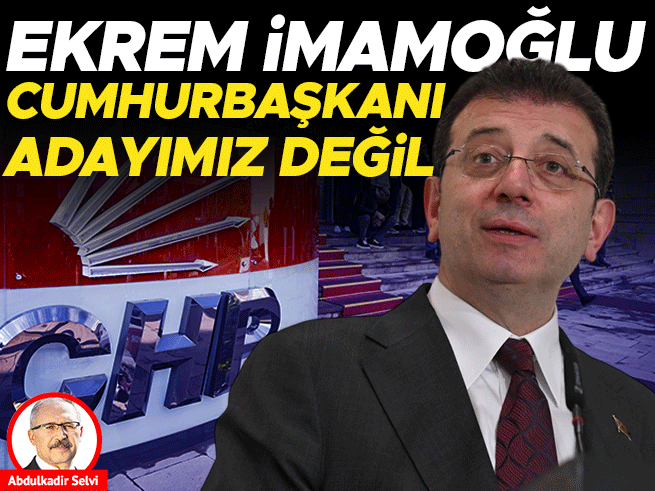 İmamoğlu cumhurbaşkanı adayı değil: CHP'li Şimşek'ten net açıklama