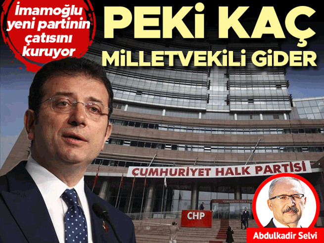 İmamoğlu ve Özel'den yeni parti sinyali: Kaç vekil geçecek
