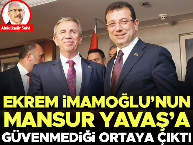 İmamoğlu'nun Yavaş'a Güvenmediği İddiası Siyasette Deprem Etkisi Yarattı