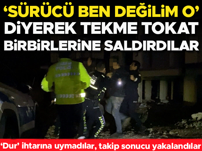 İnegöl'de 'Dur' İhtarına Uymayan Sürücü: 5 Km Takip Sonrası Kavga