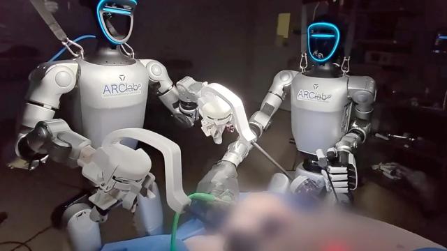 İnsansı Robotlar Tarihte İlk Kez Canlı Hayvanlarda Ameliyat Yaptı