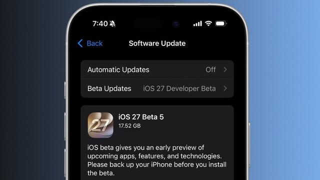 iOS 27 Beta 5 Geliştiricilere Sunuldu: iPhone'lara Yeni Özellikler