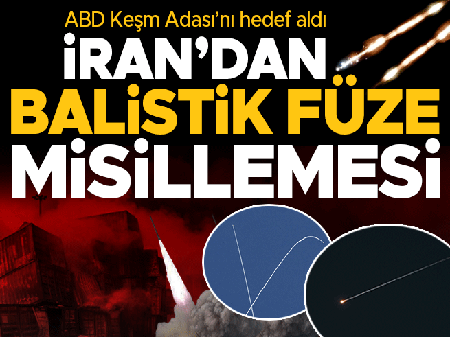 İran Amerikan üslerine füze saldırısı başlattı