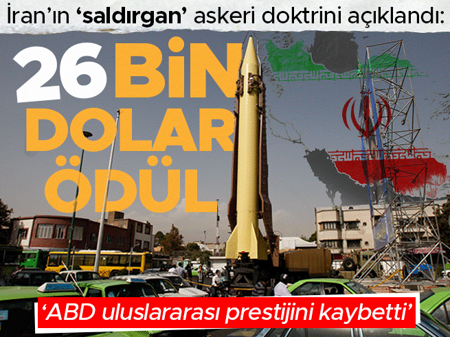 İran'dan ABD'ye 26 Bin Dolar Ödüllü Askeri Doktrin Açıklaması