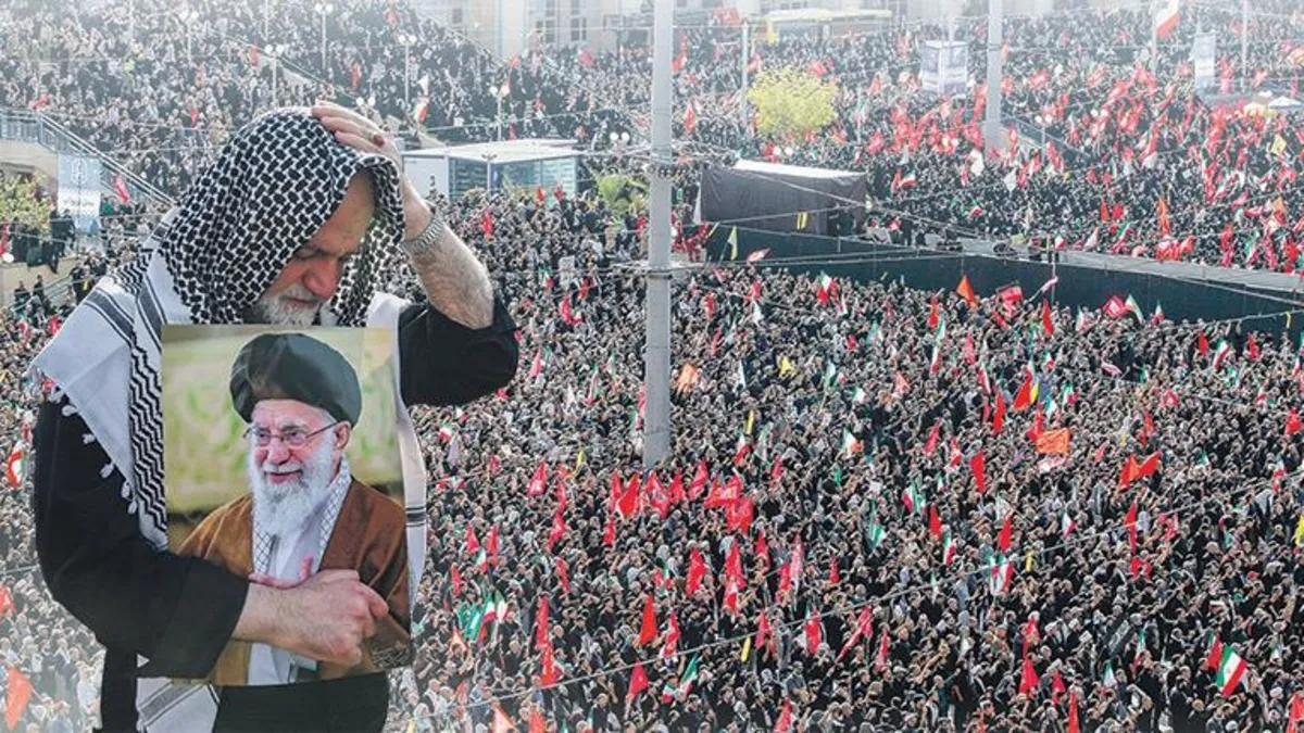 İran'da Hamaney'in Cenazesinde On Binlerden İntikam Yemini