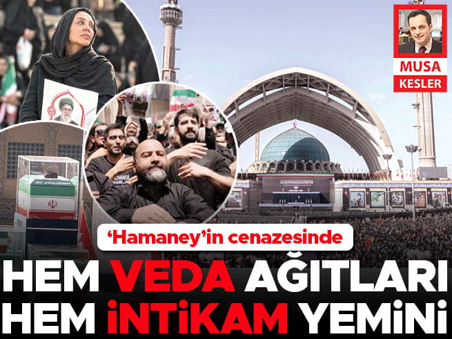 İran'da Hamaney'in Cenazesinde Duygu Yüklü Veda ve İntikam Yeminleri