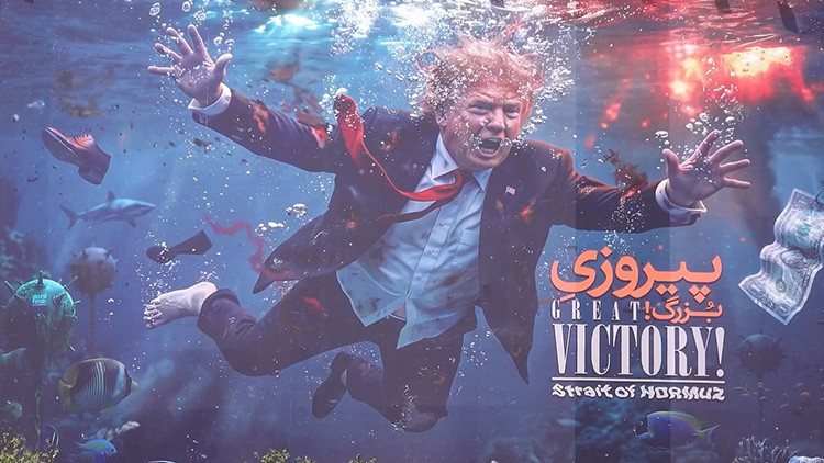 İran'dan Trump'a Dev Afişle Yanıt: 'Ekonomik Savaş' Gerilimi Tırmanıyor