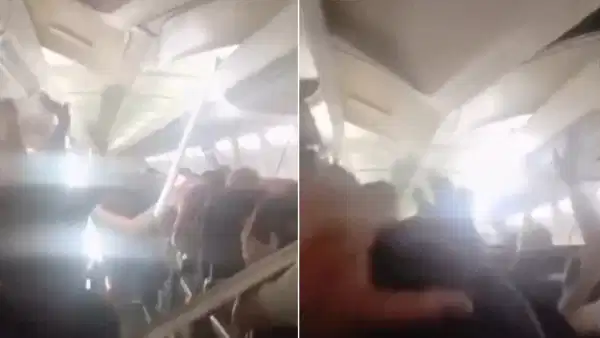 İran'da yolcu uçağında kabin tavanı çöktü: Acil iniş yapıldı