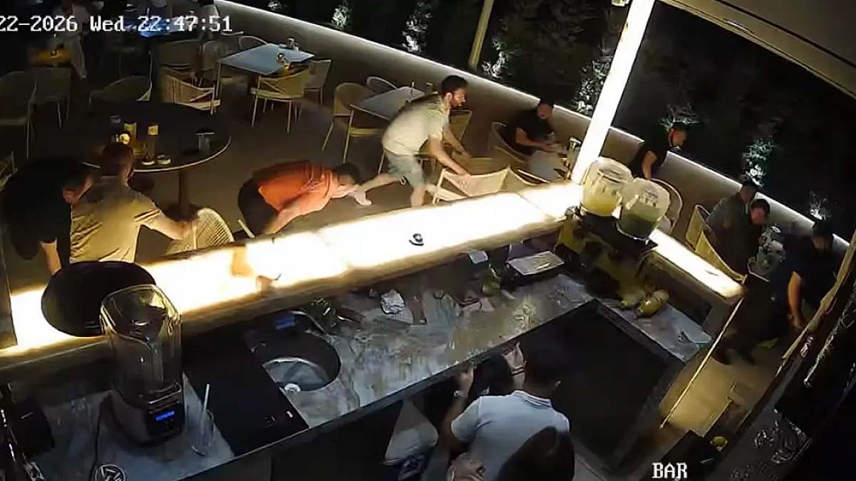 İş insanı Alaaddin Çağlıköse'ye bıçaklı saldırı görüntüleri ortaya çıktı