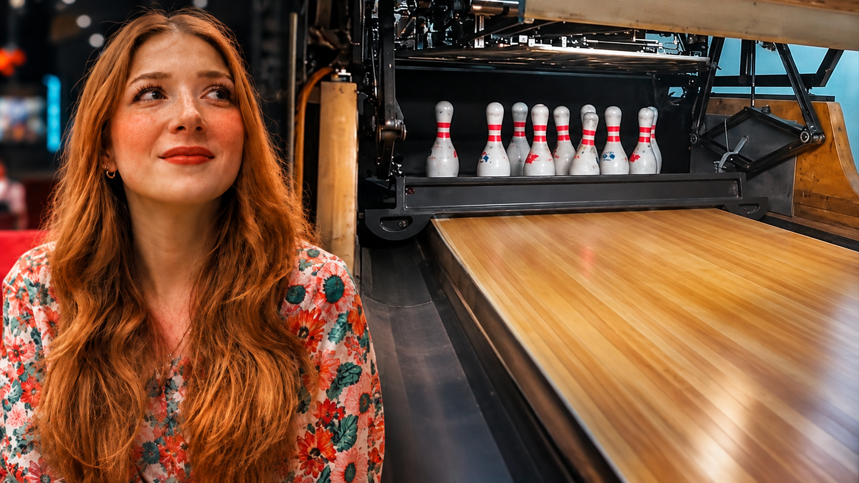 İşçi Melike, bowling makinesinde can verdi