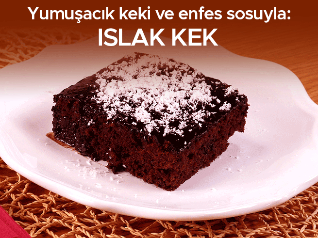 Islak Kek Tarifi: Nemli ve Yoğun Çikolata Lezzeti