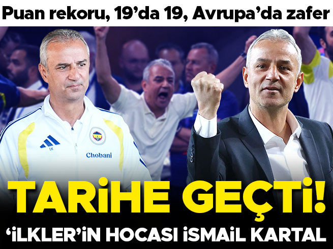 İsmail Kartal: 'İlk’lerin Hocası' Devler Ligi Hasretini Bitirdi