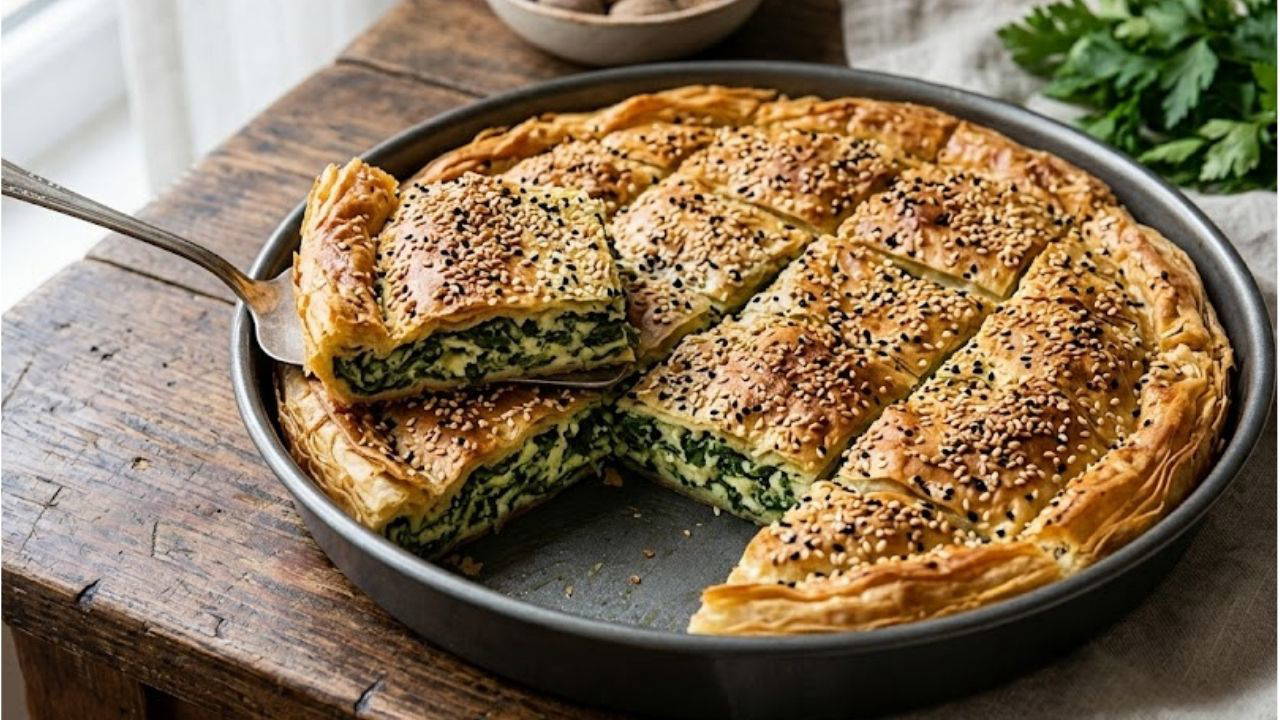 Hem Kolay Hem Pratik: Ispanaklı Tepsi Böreği Tarifi