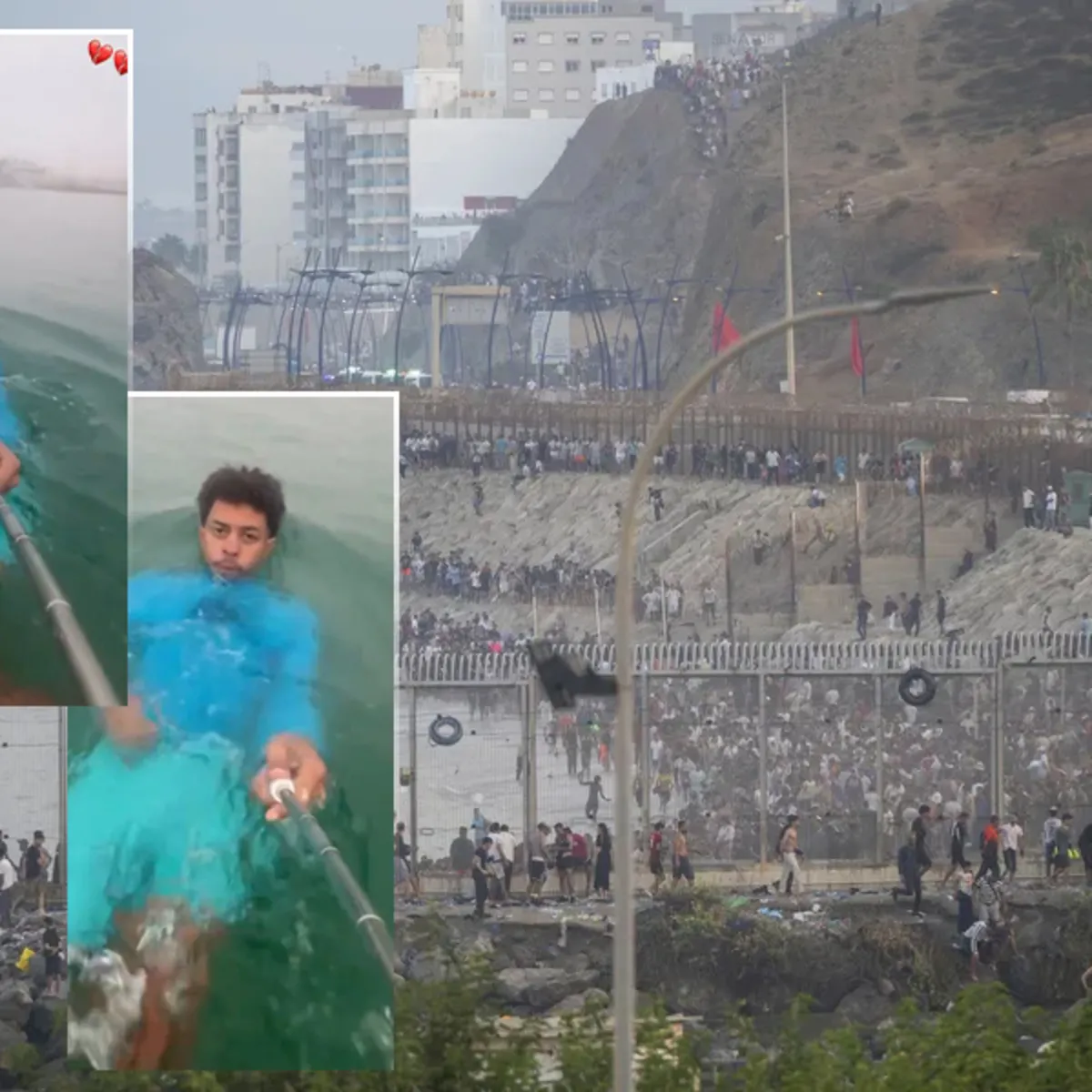 İspanya’da Kaçak Göç Kâbusu: Ceuta’da Selfie’li Yüzme