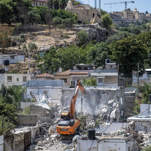 İsrail Güçleri Doğu Kudüs'te Dört Aileyi Daha Evsiz Bıraktı