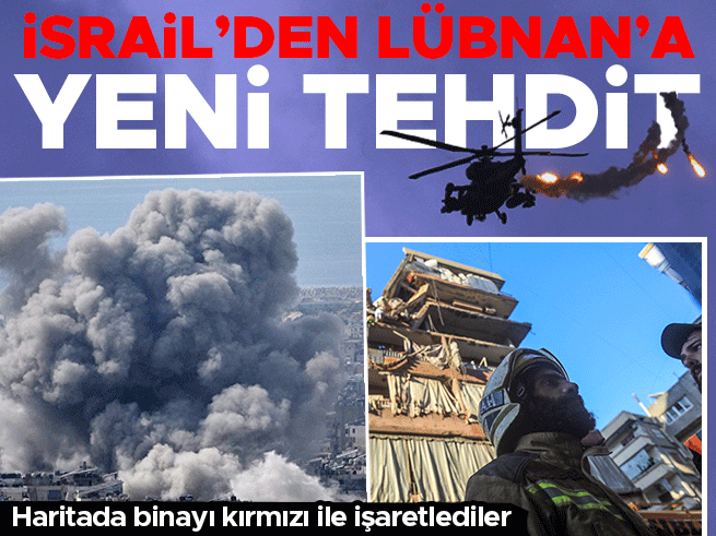 İsrail'den Lübnan'a yeni tehdit: Arab Salim'deki bina hedefte