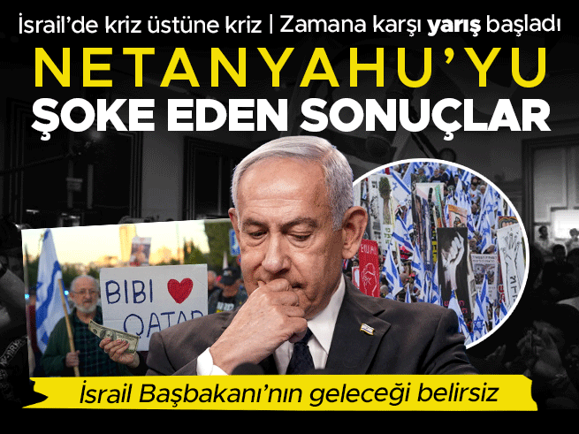 İsrail'de Netanyahu'ya şok: Muhalefet anketlerde açık ara önde