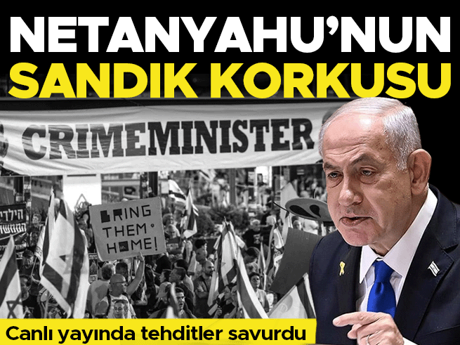 İsrail'de Seçim Gerilimi: Netanyahu'dan Canlı Yayında Sert Tehditler