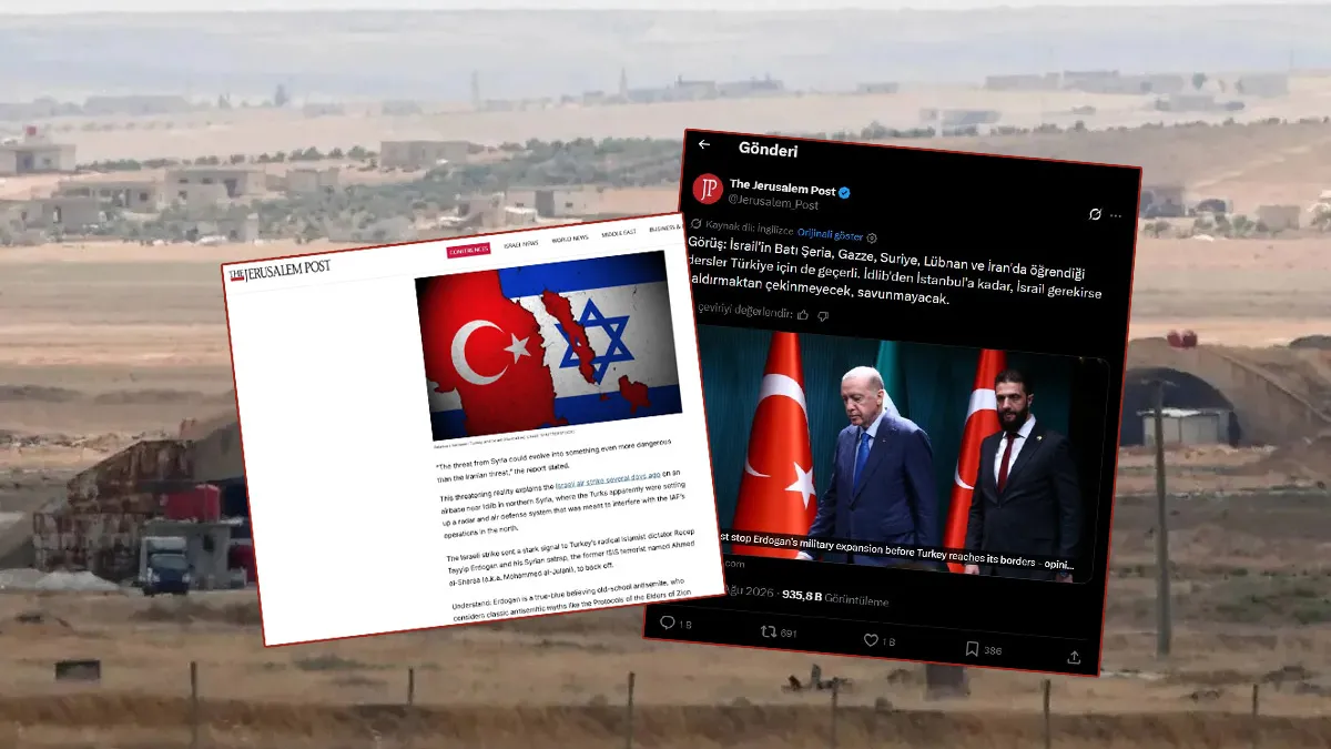İsrail'den Şeytani Provokasyon: Jerusalem Post'tan Türkiye'ye Tehdit