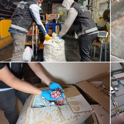 İstanbul'da 10 Ton Uyuşturucu Yakılarak İmha Edildi